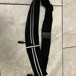 Black and Gray running Belt Bag